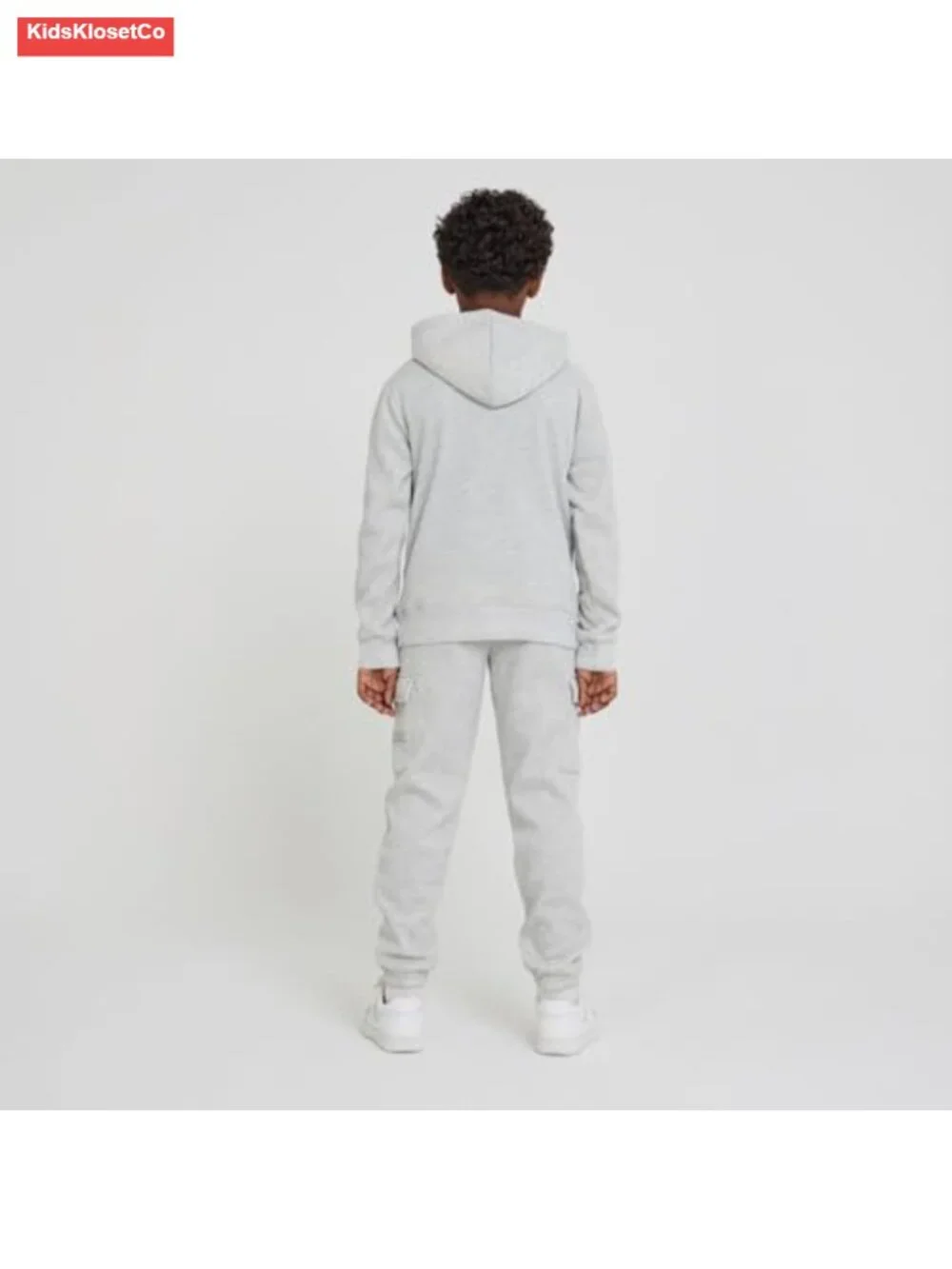 Boys 3-Piece Sweatsuit Set: Fleece Hoodie, Cargo Joggers & Tee